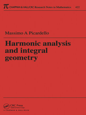 cover image of Harmonic Analysis and Integral Geometry
